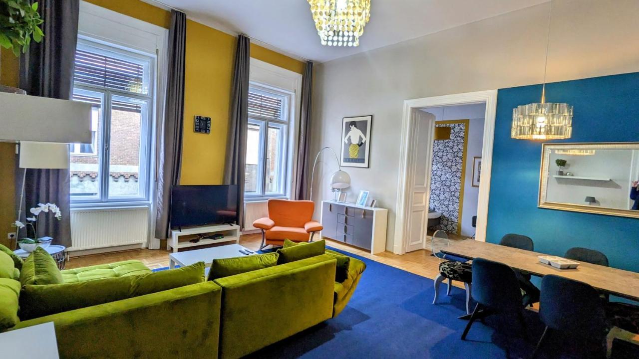 Freeparking - Great Synagogue Apartment, 2 Bedroom, 5 People ,Wifi, Ac Budapest Eksteriør billede